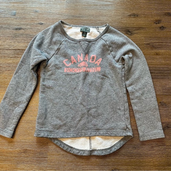 Roots Other - 3/24$ Roots Kids Grey Sweatshirt size M (7-8 years)
